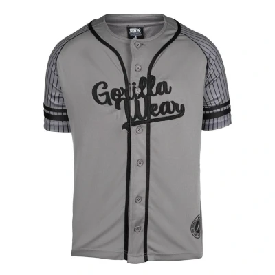 Abbildung von Gorilla Wear Baseball Hemd, Herren, Größe: Medium, Grey