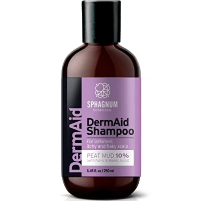 Abbildung von Seborrhoisches Ekzem Shampoo Natürlicher Torfschlamm zur Behandlung von trockener, juckender, schuppiger Kopfhaut. Hilft auch bei Schuppen, Psoriasis und Dermatitis. 250 ml