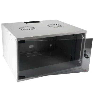 Abbildung von EFB 19 Zoll 09HE Wandgehäuse Basic, Tiefe 450mm 1 teilig, Flat Pack, RAL7035