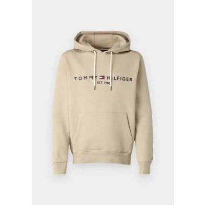 Abbildung von Tommy Hilfiger LOGO Hoody Kapuzenpullover, Herren, Größe: XS, Sandalwood