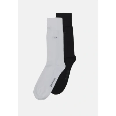 Abbildung von Calvin Klein Underwear Unisex 2 PACK Socken, Herren, Größe: 39 42, White