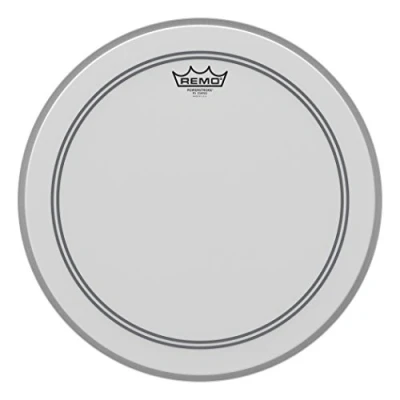 Abbildung von Remo Schlagzeugfell Powerstroke 3 Weiß aufgeraut Bassdrum 16&quot; P3 1116 C2