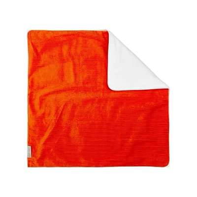 Abbildung von KraftKids Wickeltischunterlage Cord Breitcord Orange Reinorange, Windelmatte aus 100% Baumwolle, wasserundurchlässige Reise Wickelunterlage