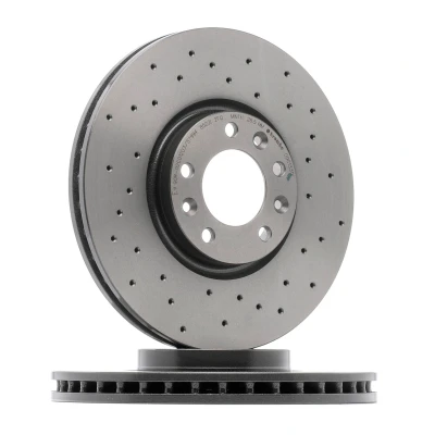 Abbildung von BREMBO 09.C133.1X Bremsscheibe 303,5 28 5 gelocht/innenbel. beschichtet hochgekohlt mit Schrauben PEUGEOT: 308 SW 2, 508 I SW, 407