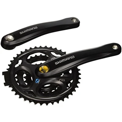 Abbildung von Shimano Kurbelgarnitur Fc m311 Altus Mtb 175mm 42/32/22z 4 kant 8 fach Ohne Ks Schwarz
