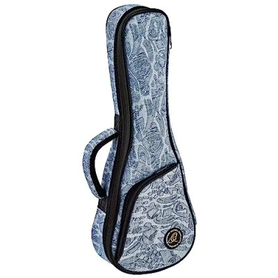 Abbildung von ORTEGA Gigbag für Sopran Ukulelen Denim Look Blue (OUB SO BLJ)