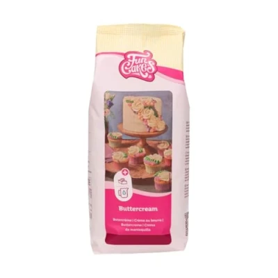 Abbildung von FunCakes Mix für Buttercreme: Einfach zu verwenden, cremig, perfekt zum Dekorieren, Abdecken und Füllen von Kuchen, Belag auf Cupcakes, Halal., 1 kg