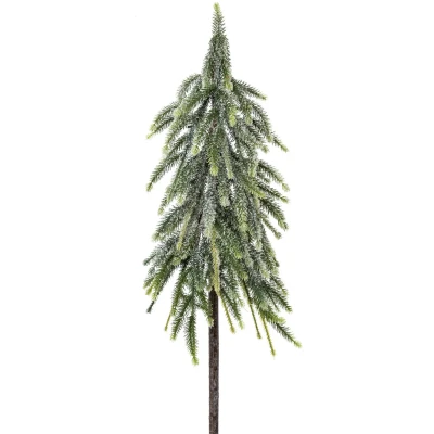 Abbildung von Creativ green künstlicher Weihnachtsbaum &quot;Weihnachtsdeko, Christbaum, Tannenbaum&quot;, zum Stecken und mit Deko Schnee bedeckt