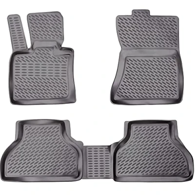 Abbildung von Elmasline Design 3D Gummimatten Set für BMW X5 (E70) 2006 2013 Extra hoher 5cm Rand