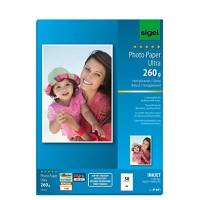 Abbildung von SIGEL Fotopapier Inkjet Ultra DIN A4 hochglänzend 260 g/m²