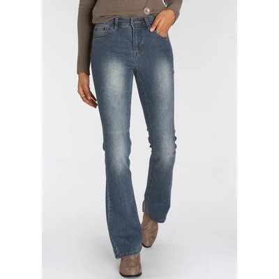 Abbildung von Arizona Bootcut Jeans &quot;Shaping&quot;, High Waist