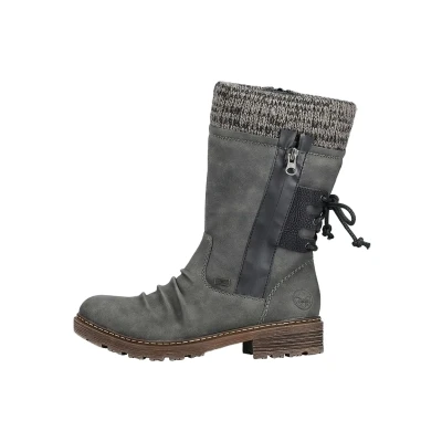 Abbildung von Rieker Snowboot/Winterstiefel, Damen, Größe: 41, Anthrazit Schuhe