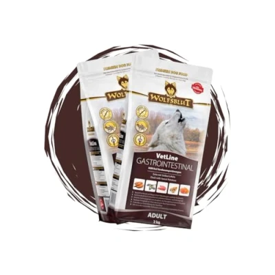 Abbildung von Wolfsblut Vetline Hundefutter Sparbundle Sparpaket (2 x 2kg, Gastrointestinal)