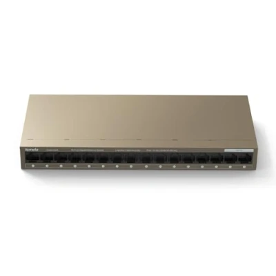 Abbildung von Tenda Netzwerk Switch Innen für Überwachungskamera Aussen, Ethernet Splitter, Plug &amp; Play, lüfterloses Metalldesign, Desktop/Wandmontage, Verkehrsoptimierung, begrenzter lebenslanger Schutz