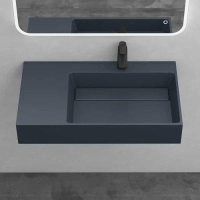Abbildung von Mai &amp; Aufsatzwaschbecken Mineralguss Gussmarmor Waschbecken Waschschale Design Aufsatzbecken