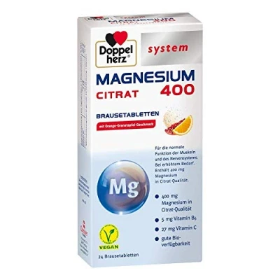 Abbildung von Doppelherz Magnesium 400 Citrat system Brausetabletten