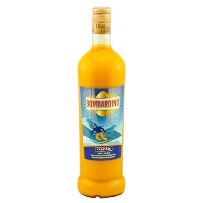 Abbildung von Bombardino 1,0l Likör mit Ei Whisky und Rum