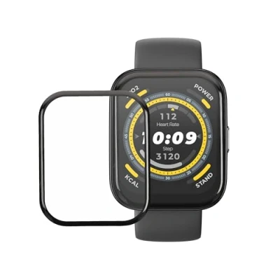Abbildung von kwmobile 2X Transparente Displayschutzfolie kompatibel mit Huami Amazfit Bip 5 Folie Schutzfolie für Fitness Tracker robuster Displayschutz