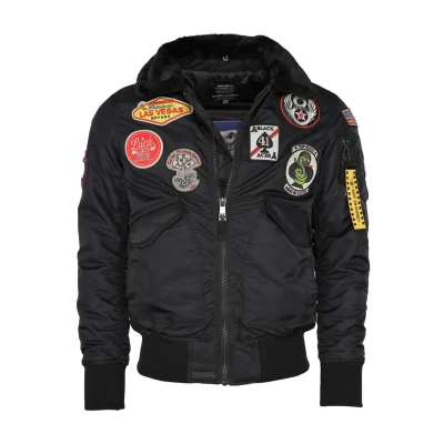Abbildung von TOP GUN Bomberjacke, Herren, Größe: XL, Black