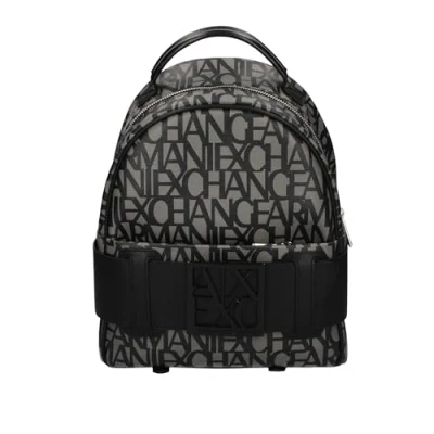 Abbildung von Armani Exchange Zaino Tagesrucksack, Damen, Größe: One Size, Beige/nero