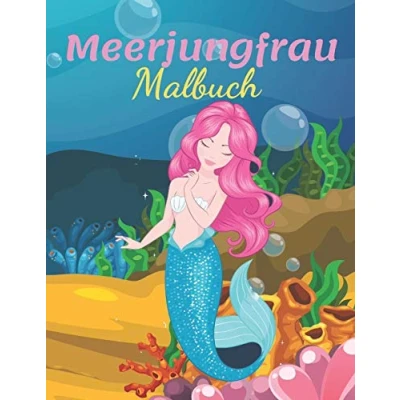 Abbildung von Meerjungfrau Malbuch: Malbuch für Kinder und Erwachsene