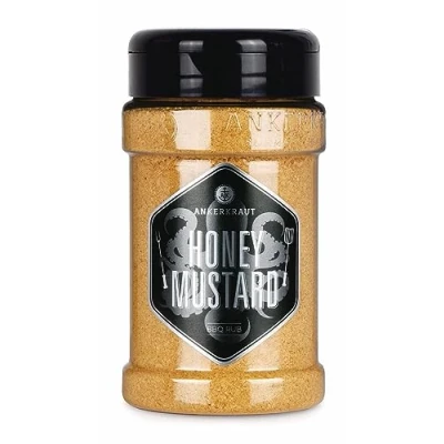Abbildung von Ankerkraut Honey Mustard, BBQ Rub, Honig Senf Geschmack, 200g im Streuer