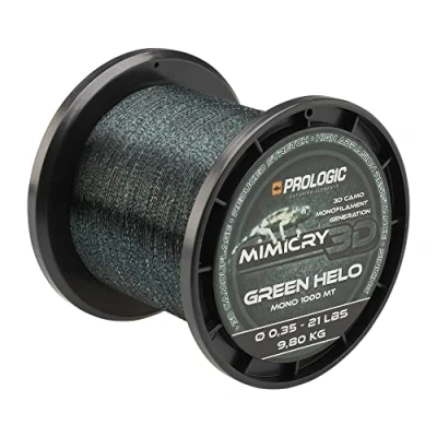 Abbildung von Prologic Mimicry Green Helo 1000m 15lbs 7.1kg 0.30mm Monofile Schnur