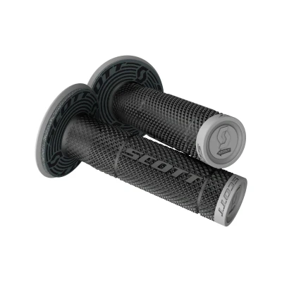 Abbildung von Scott SX II MX Motorrad Griffe inkl.Donut schwarz/grau