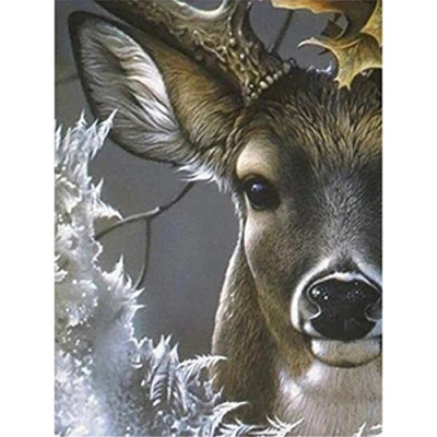 Abbildung von Yingxin34 Jigsaw Puzzle 3000 Teile, Netter Hirsch Stück Puzzles für Erwachsene Kinder Freunde, Intellektuelles Psychedelisches Kartenspiel 48.03x31.88 Zoll (122 x 81cm)