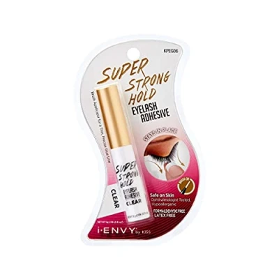 Abbildung von Kiss I Envy Wimpernkleber, extrastarker Halt, transparent, 2 Stück, 5 g