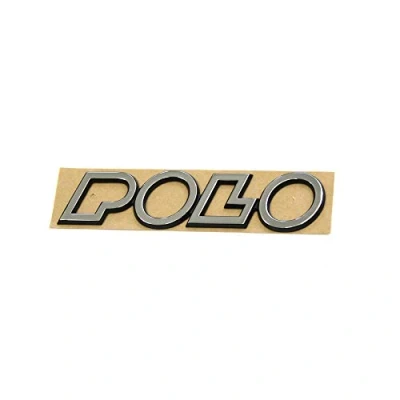 Abbildung von Schriftzug Polo Heckklappe Emblem Logo chrom