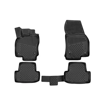 Abbildung von Element Passgenaue Premium 3D Gummimatten Fussmatten passend für Skoda Karoq Scout, 2017 2024, 4 TLG.