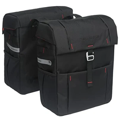 Abbildung von Doppelpacktasche New Looxs Vigo Double 37 Liter 31 X 40 15 Cm (2x) Schwarz