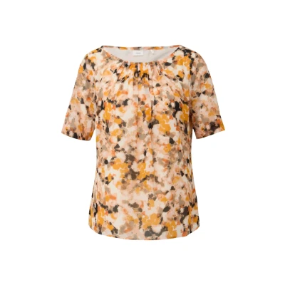 Abbildung von s.Oliver BLACK LABEL Chiffon Bluse mit Allover Print
