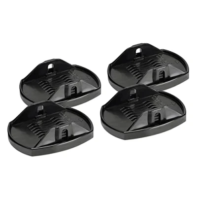 Abbildung von Kremer Bodenschutzplatte 4x Stützplatten Wohnwagen Set Kurbelstützen Unterlegplatten Wohnwagens