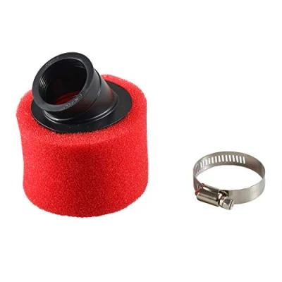 Abbildung von Luftfilter für Pit Dirt Bike, abgewinkelt, 110cc 125cc, 38 mm, doppelte Schaumstoff Umhüllung