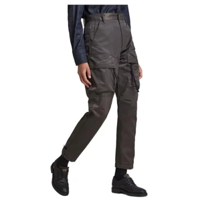 Abbildung von G STAR RAW Damen Boyfriend Tapered 3D Pocket Hose, Grau (cloack D20976 C896 5812), 26