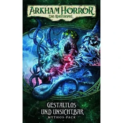 Abbildung von Fantasy Flight Games, Arkham Horror: LCG Gestaltlos und Unsichtbar, Erweiterung, Expertenspiel, Kartenspiel, 1 4 Spieler, Ab 14+ Jahren, 45+ Minuten, Deutsch