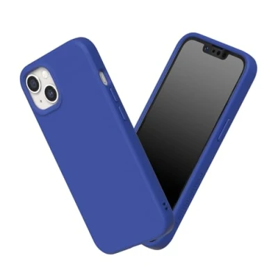 Abbildung von RhinoShield Hülle kompatibel mit [iPhone 13 Mini] SolidSuit Stoßdämpfende &amp; schlanke Schutzhülle Premium Finish 3.5 Meter Fallschutz Klassisches Blau