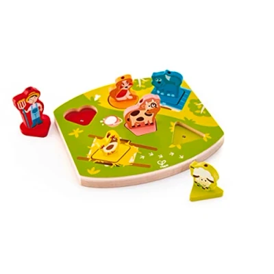Abbildung von Hape Puzzle Bauernhof Geräusche Puzzle, 6 Puzzleteile