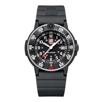 Abbildung von Luminox Herren Analog Schweizer Quarzwerk Uhr mit Gummi Armband XS.3001.H.Set