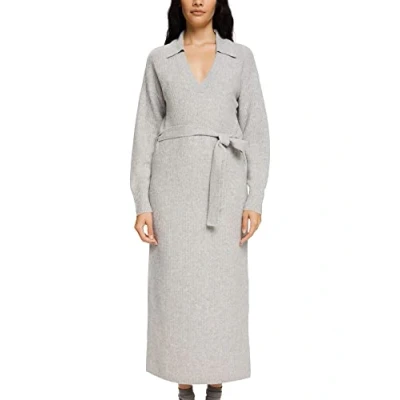 Abbildung von ESPRIT Damen 092EE1E301 Kleid, 044/LIGHT Grey 5, M