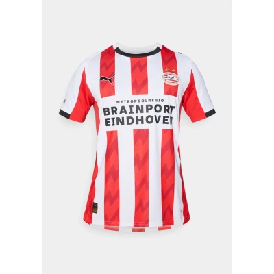 Abbildung von Puma PSV Eindhoven 25/26 Heimtrikot Herren Mit Striped White/Red Größe: 3XL