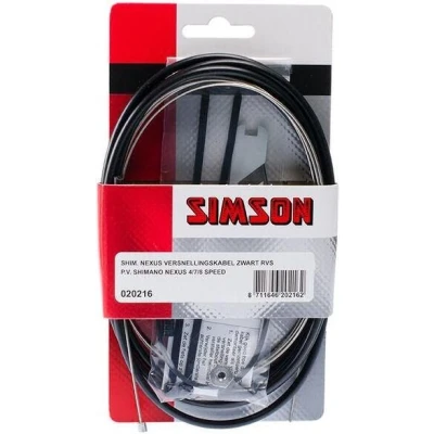 Abbildung von Schaltzug Satz 4/7/8 fach Shimano Nexus Edelstahl Schwarz