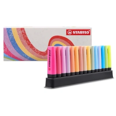 Abbildung von STABILO Textmarker BOSS ORIGINAL 15er Tischset
