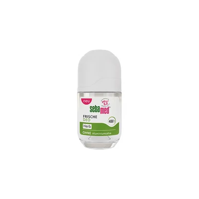 Abbildung von Sebamed Frische Deo herb Roll on, zuverlässiger Schutz vor Körpergeruch, 48h Wirkung, langanhaltende Frische, ohne Aluminiumsalze, 50 ml