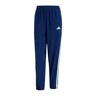 Abbildung von adidas Damen Train Essentials 3 Stripes Woven Pants, Dark Blue/White, XXS