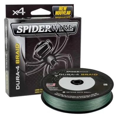 Abbildung von Spiderwire Angelschnur Dura 4 Green Geflochtene PE Dyneema Meer Spinnageln Brandungsangeln Karpfenangeln