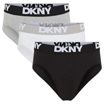 Abbildung von DKNY Herren Slip Kelso 3er Pack Schwarz/Weiß/Grau