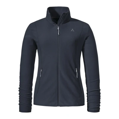 Abbildung von Schöffel Damen Fleece Jk Style Ash WMS, leichte Fleecejacke aus wärmendem Tecnopile, schnelltrocknende Outdoorjacke mit 2 Wege Stretch, navy blazer, 48